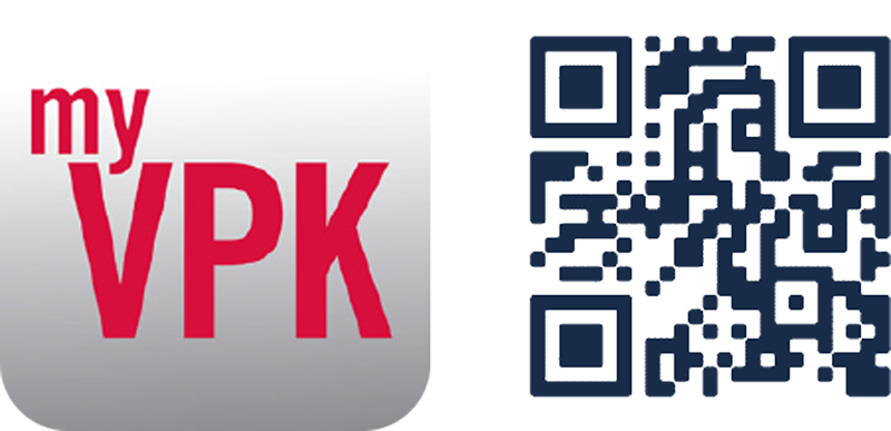 Recherchez l’application myVPK et gagnez!